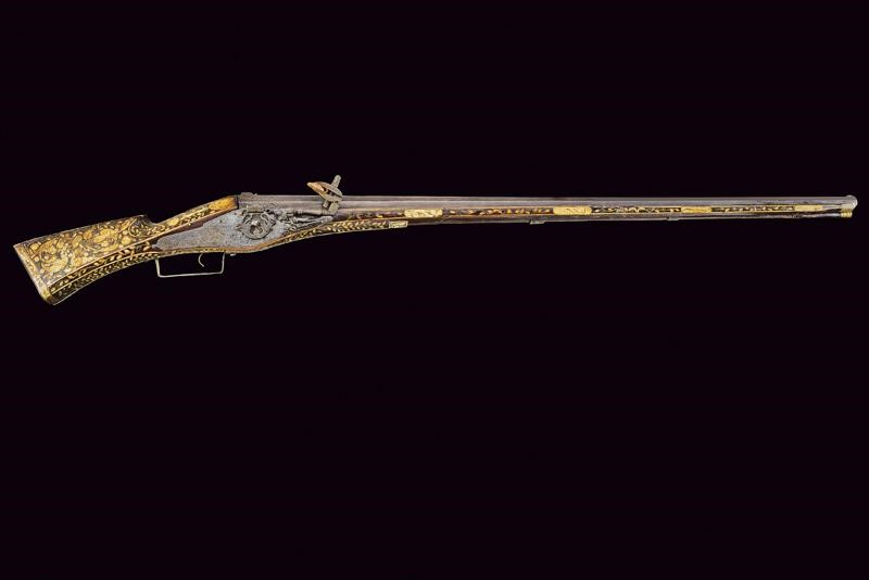 Importante moschetto a ruota di proprietà nobile