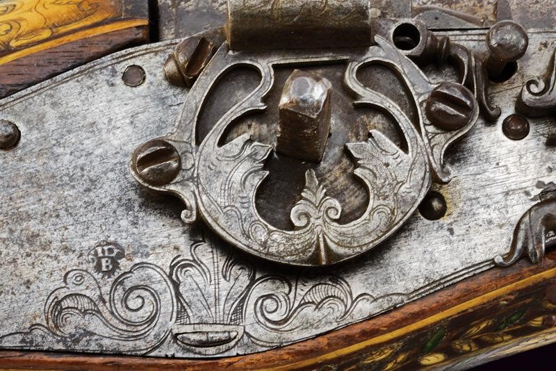 Importante moschetto a ruota di proprietà nobile