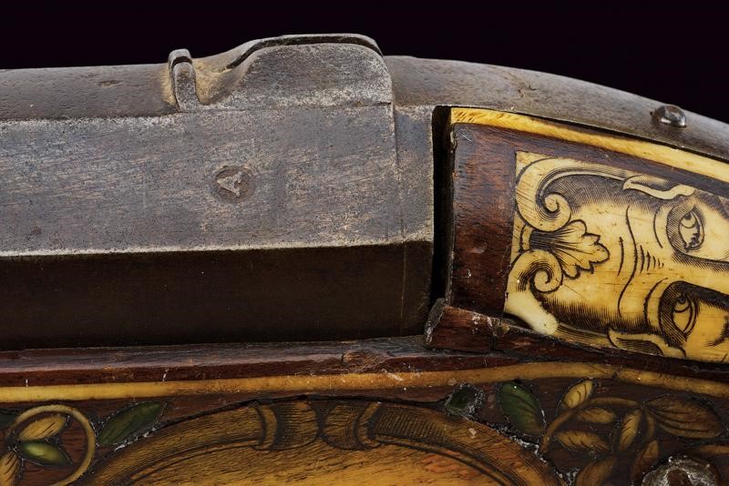 Importante moschetto a ruota di proprietà nobile