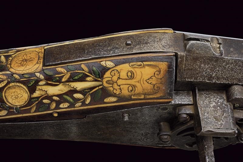 Importante moschetto a ruota di proprietà nobile