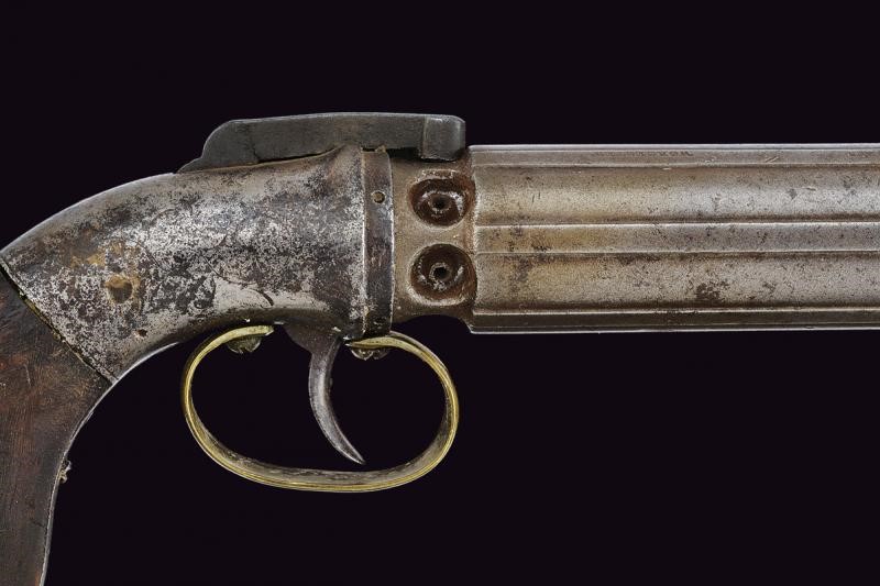 Pepperbox Revolver a Luminello di Allen & Thurber
