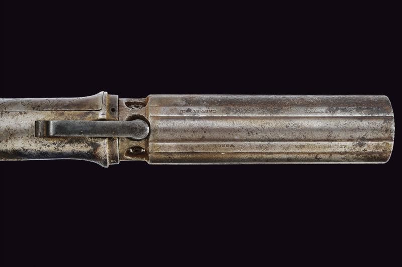 Pepperbox Revolver a Luminello di Allen & Thurber