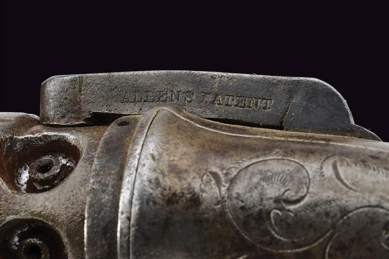 Pepperbox Revolver a Luminello di Allen & Thurber