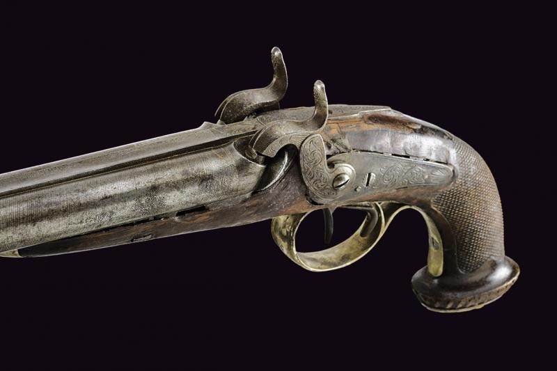 Pistola a due canne a luminello