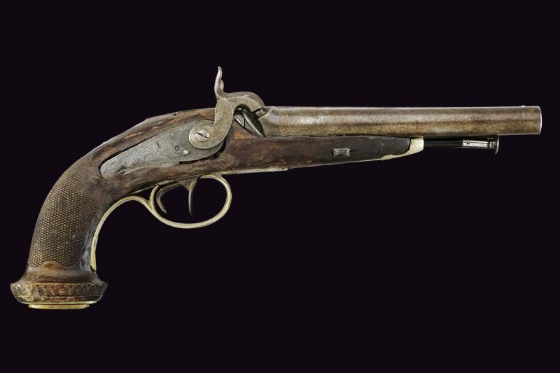 Pistola a due canne a luminello