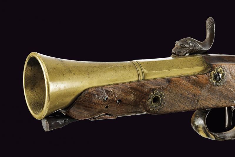 Pistola A Luminello Con Canna A Tromboncino Met Del XIX Secolo La Pistola A Luminello Con Canna A Tromboncino Met Del XIX Secolo La