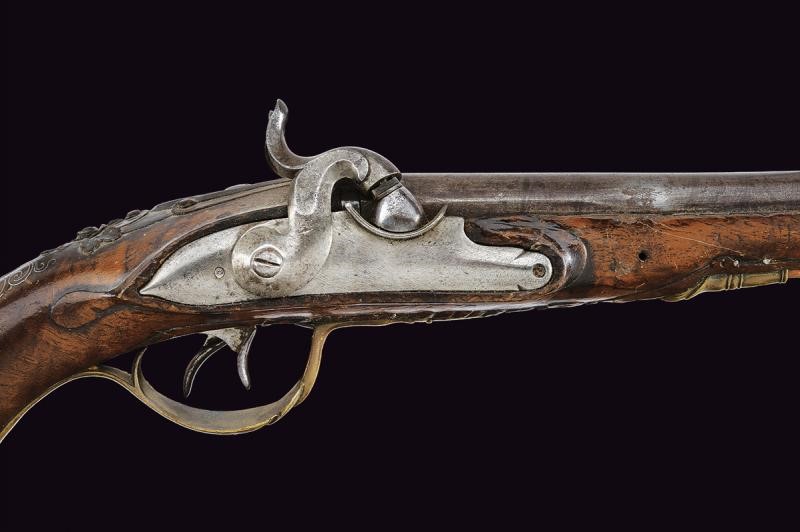 Pistola a due canne convertita a luminello