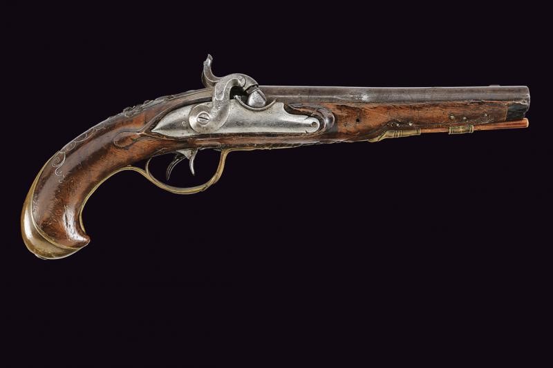 Pistola a due canne convertita a luminello