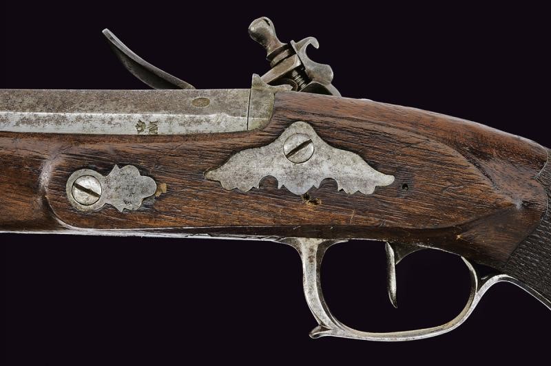 Pistola da ufficiale a pietra focaia