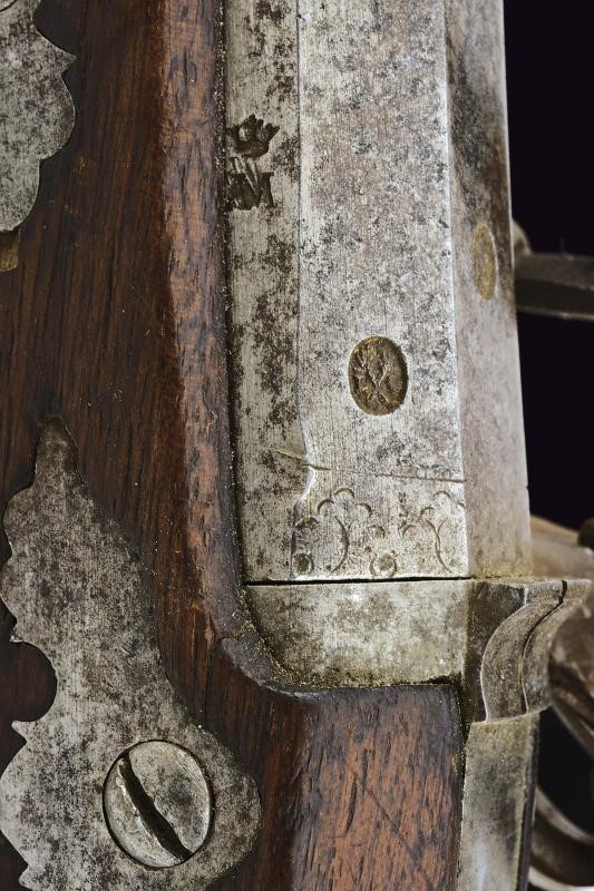 Pistola da ufficiale a pietra focaia