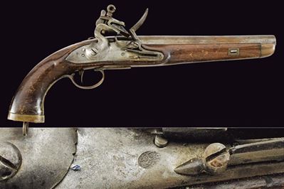 Pistola a Pietra Focaia da Cavalleria