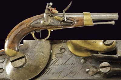 Pistola a Pietra Focaia An. XIII