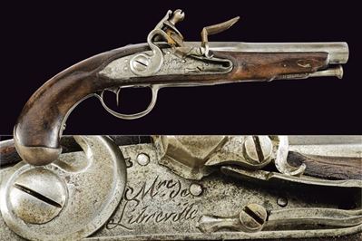 Pistola a Pietra Focaia