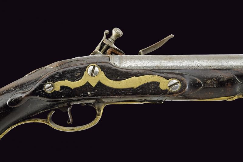 Rara Pistola a Pietra Focaia da Mancino