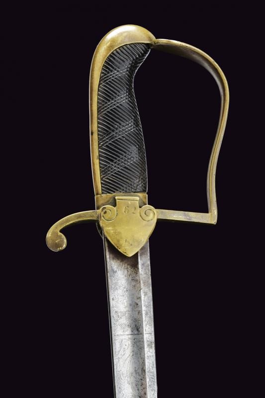Rara Sciabola Landkadet Danese Mod. 1802