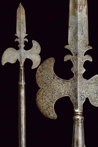 Alabarda Incisa in Stile del XVII Secolo