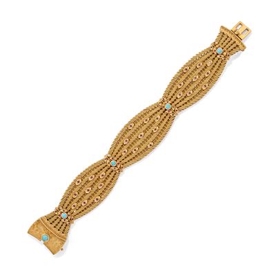 Bracciale con Turchesi e Rubini