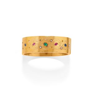 Bracciale con pietre di colore