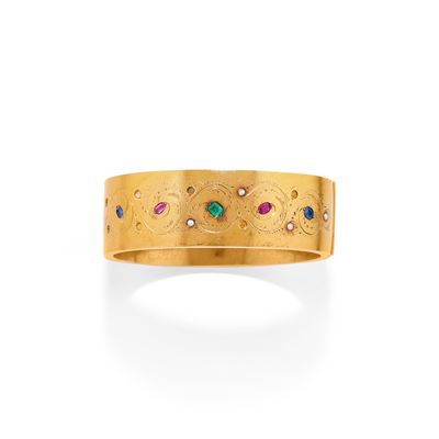 Bracciale con Pietre di Colore