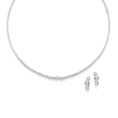 Demi Parure con Diamanti