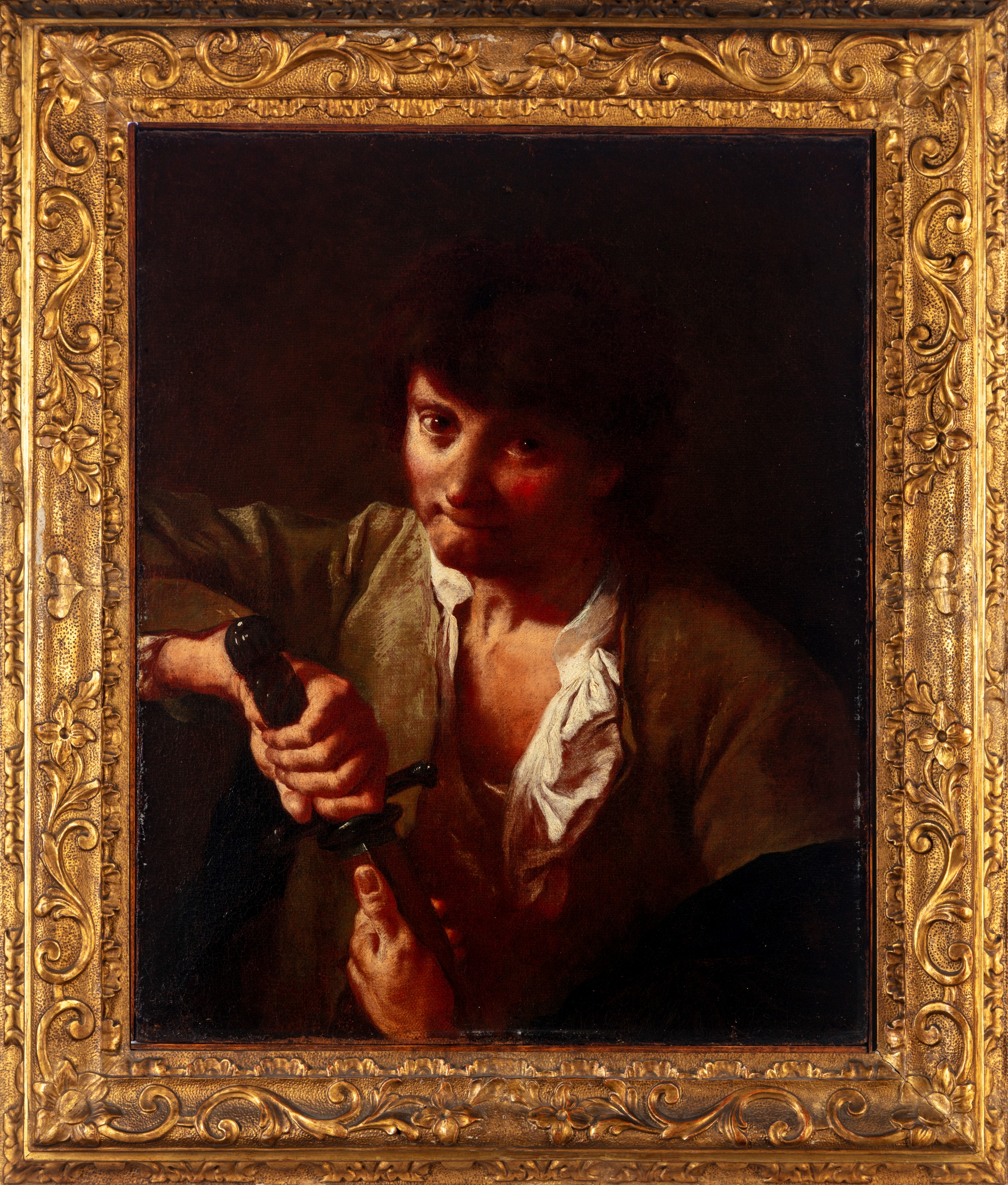 Giovanni Battista Piazzetta - Giovane che Sfodera la Spada
