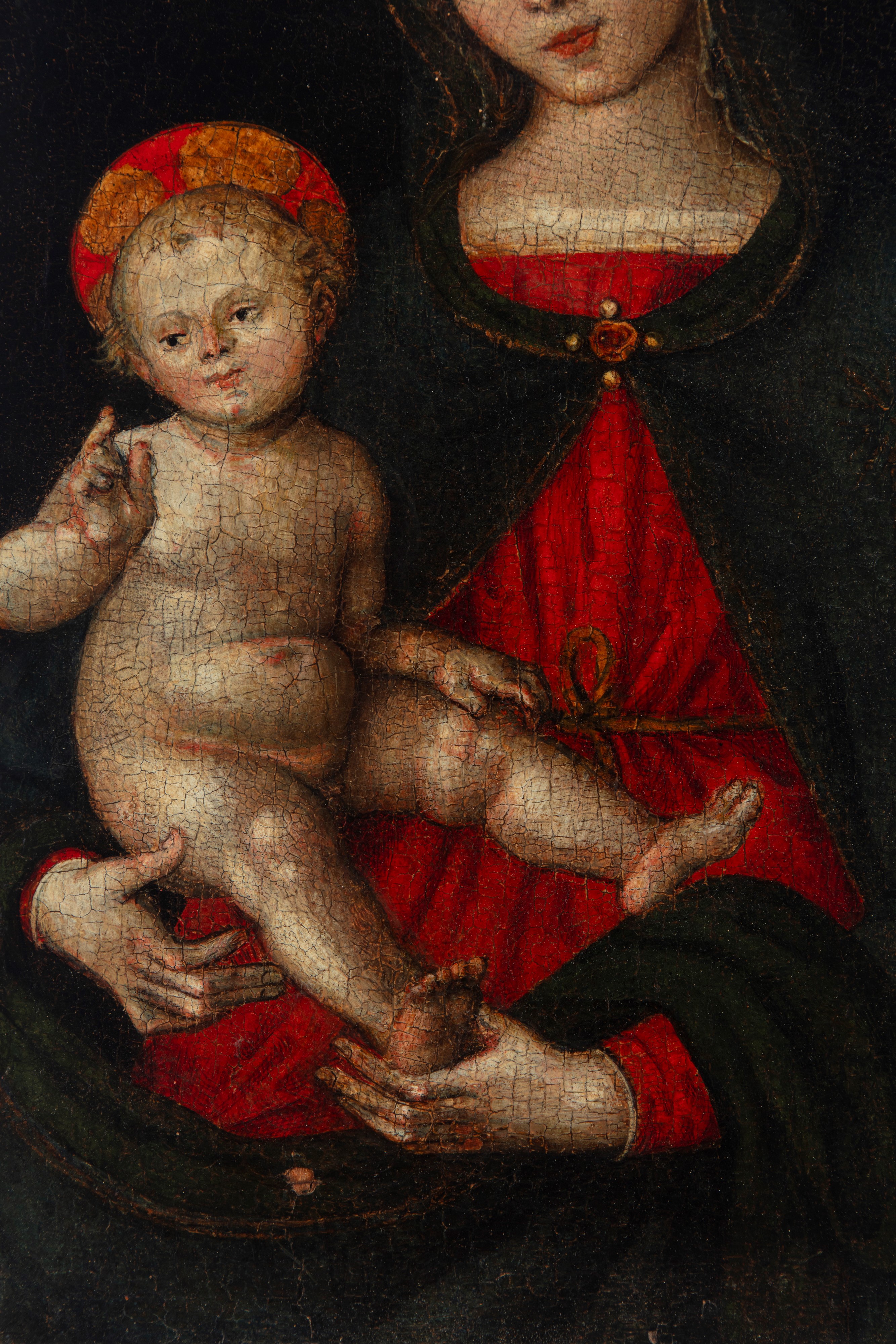 Scuola Umbra, Inizi Secolo XVI - Madonna con Bambino