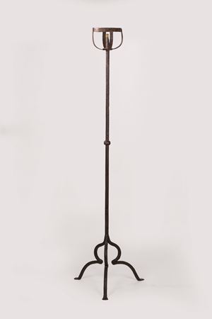 Porta cero tripode in ferro battuto