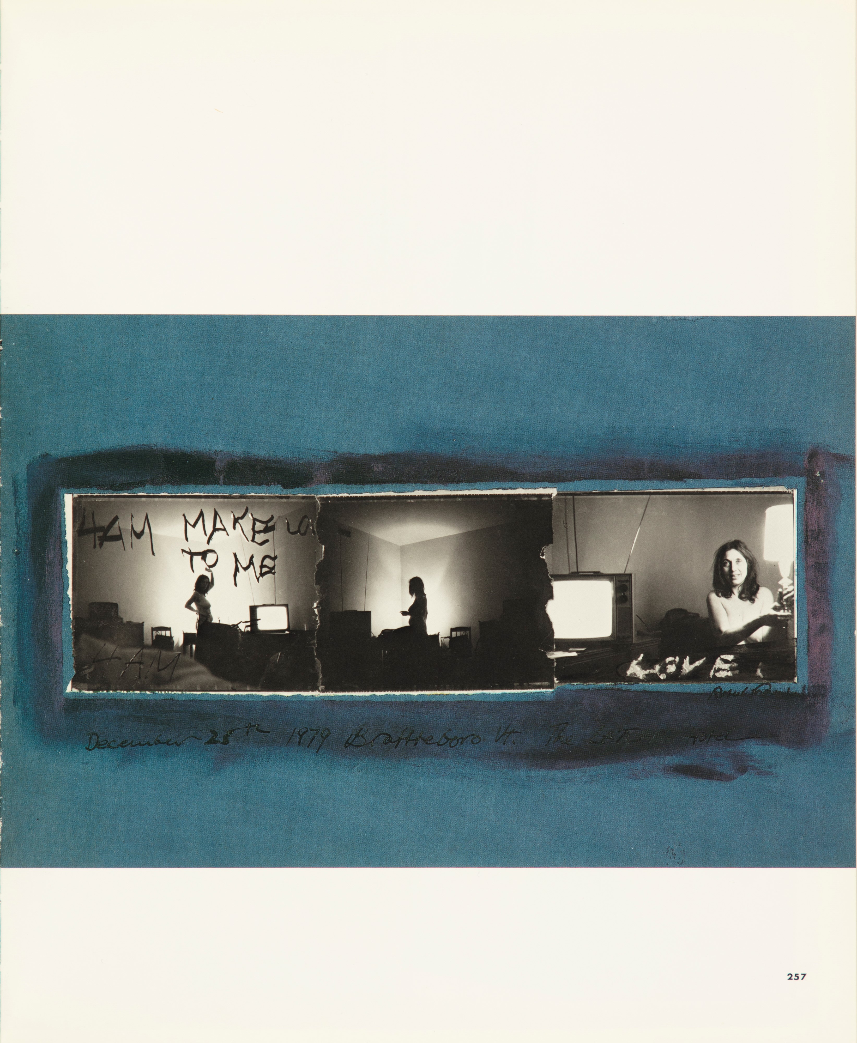 Robert Frank - Portait Of June Leaf ; Moving Out