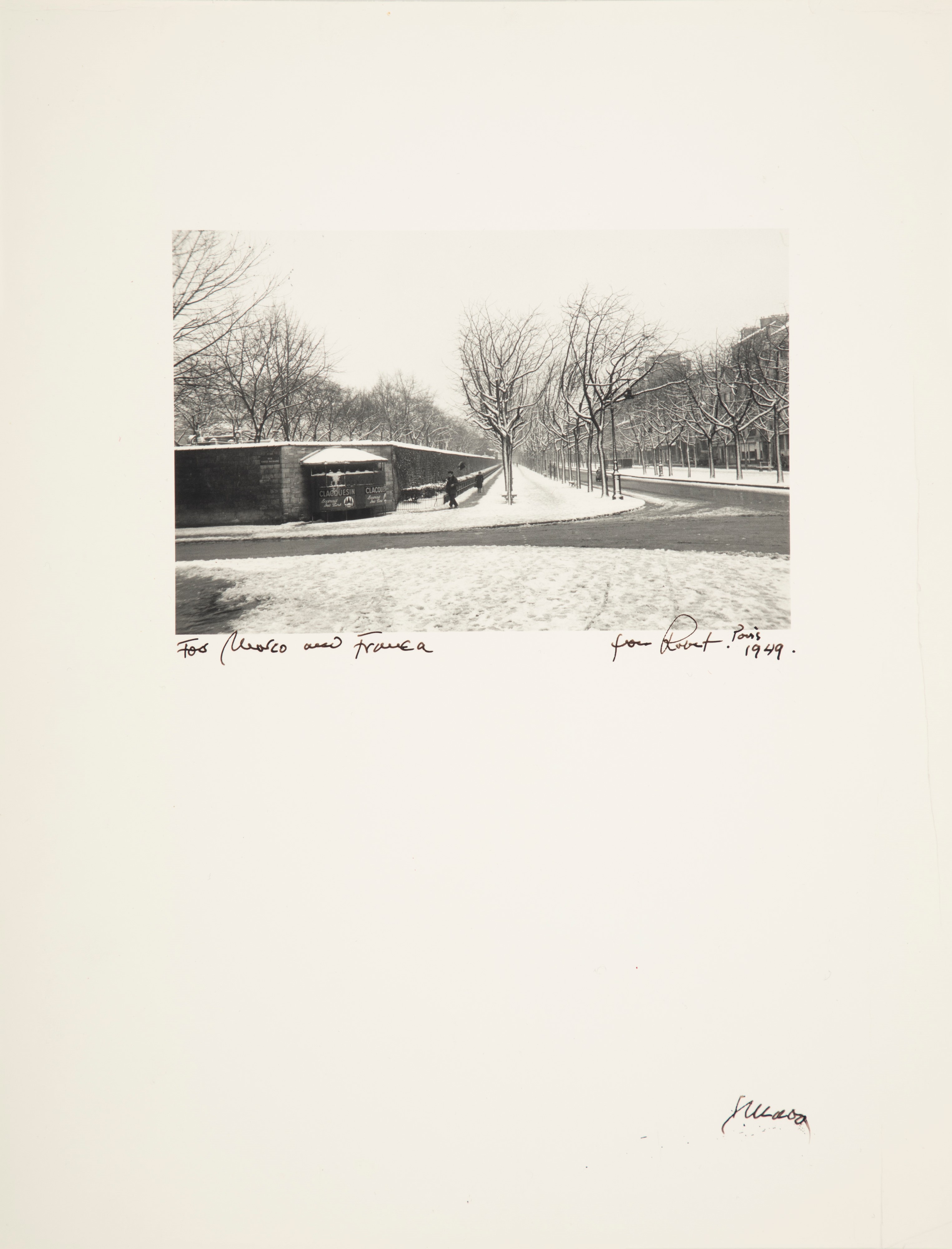 Boulevard Edgar Quinet. Paris