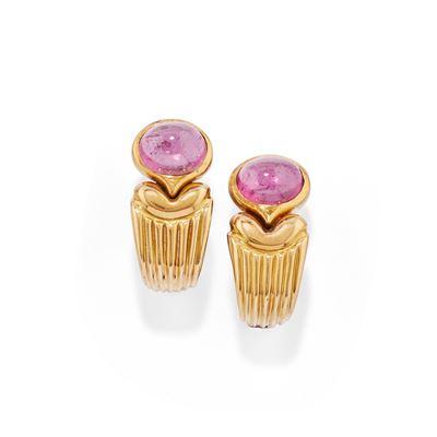 Orecchini con Tormaline Rosa