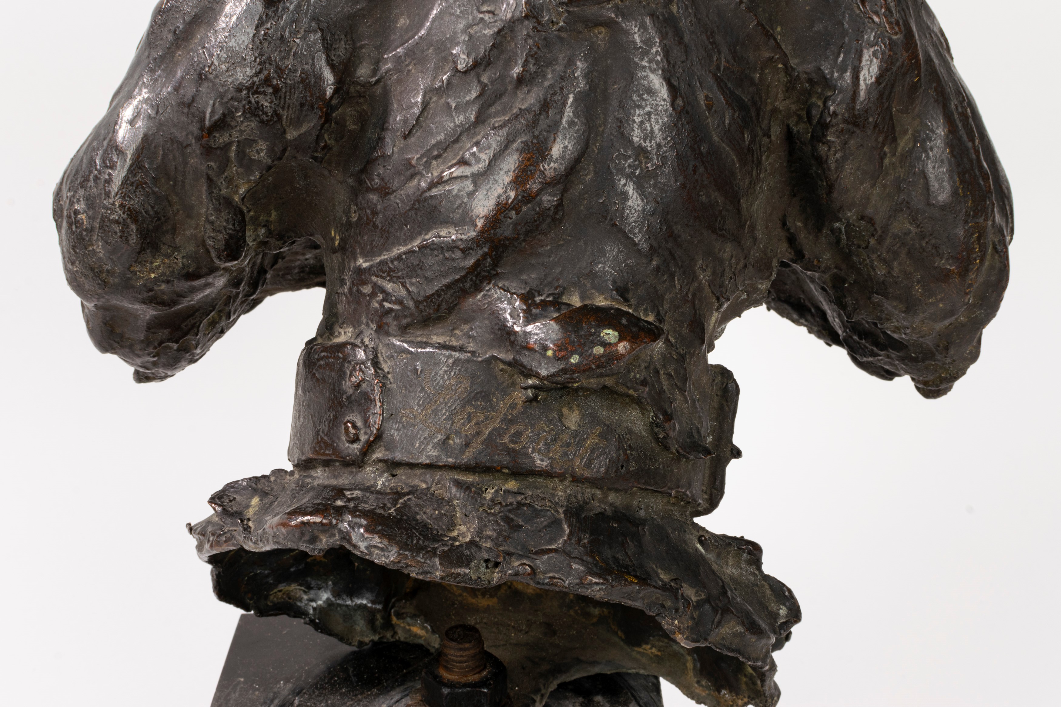Alessandro Laforet - Testa di Segugio in Bronzo