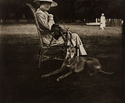 Marthe Chenal At The Racing Club De France