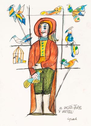 Il venditore di uccelli
