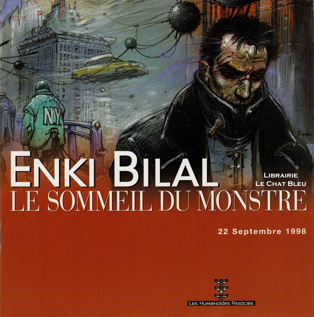 Enki Bilal LE SOMMEIL DU MONSTRE サイン入 Enki Bilal - Le sommeil du monstre 1998 | Maestri del Fumetto