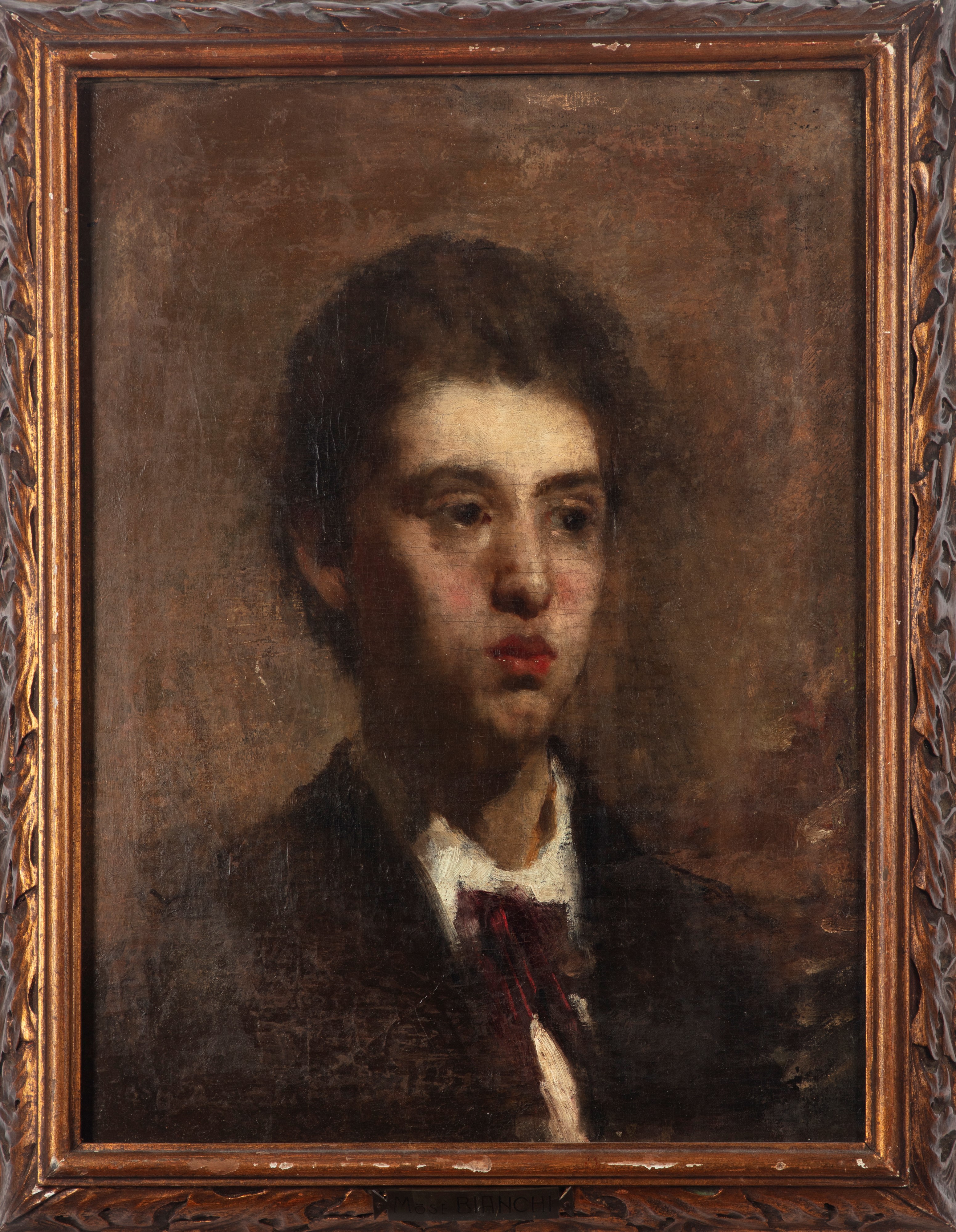 Daniele Ranzoni - Ritratto di Adolescente