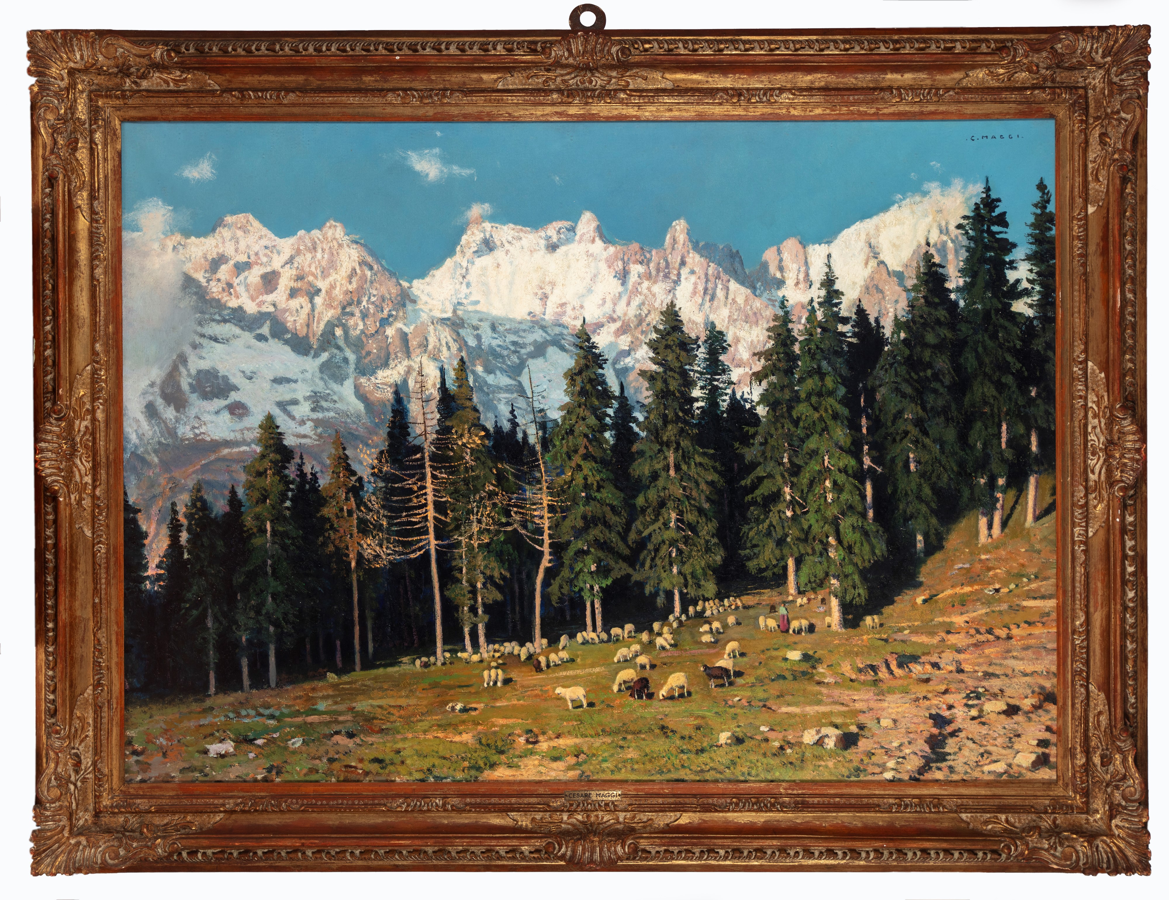 Cesare Maggi - Montagne Innevate