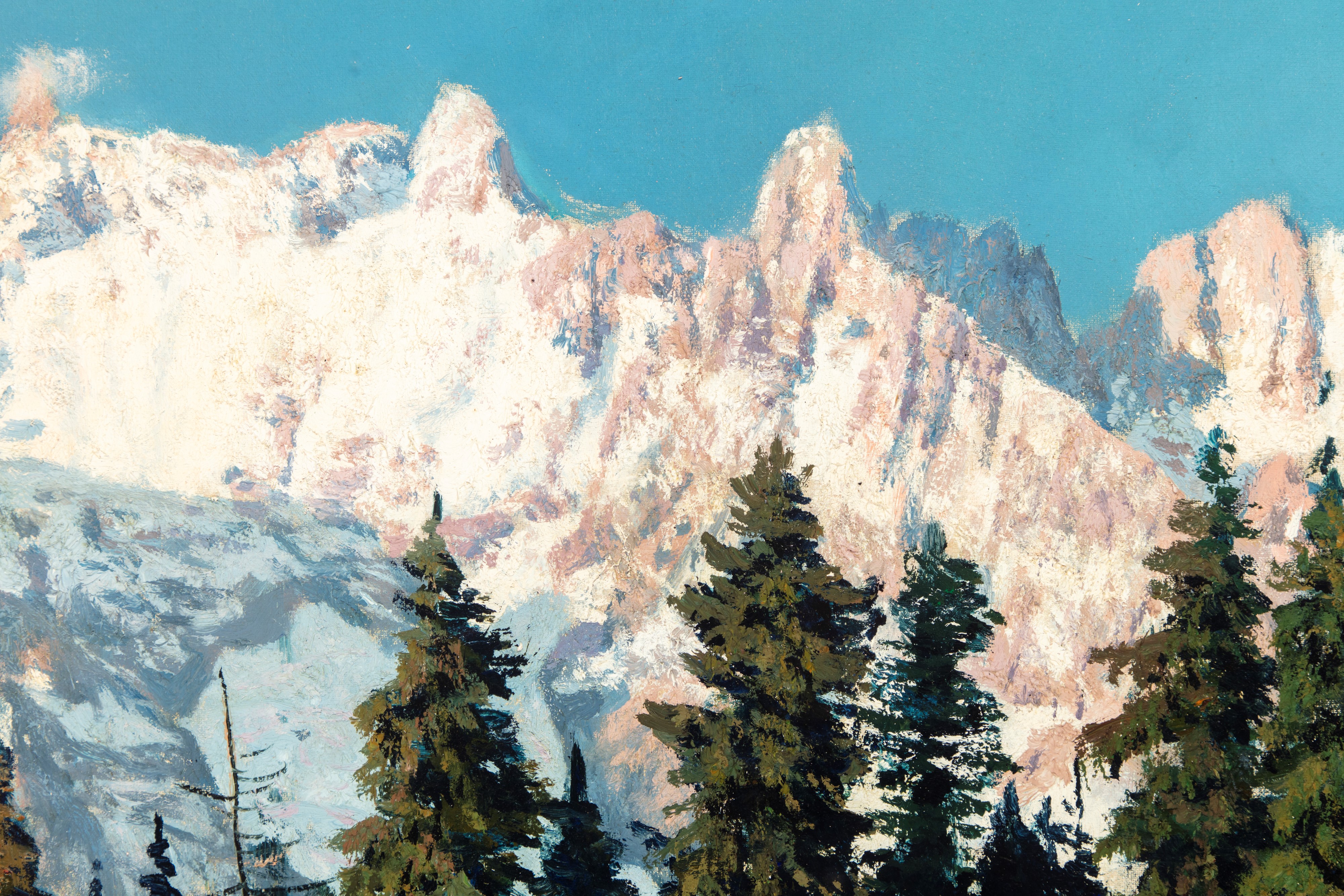 Cesare Maggi - Montagne Innevate
