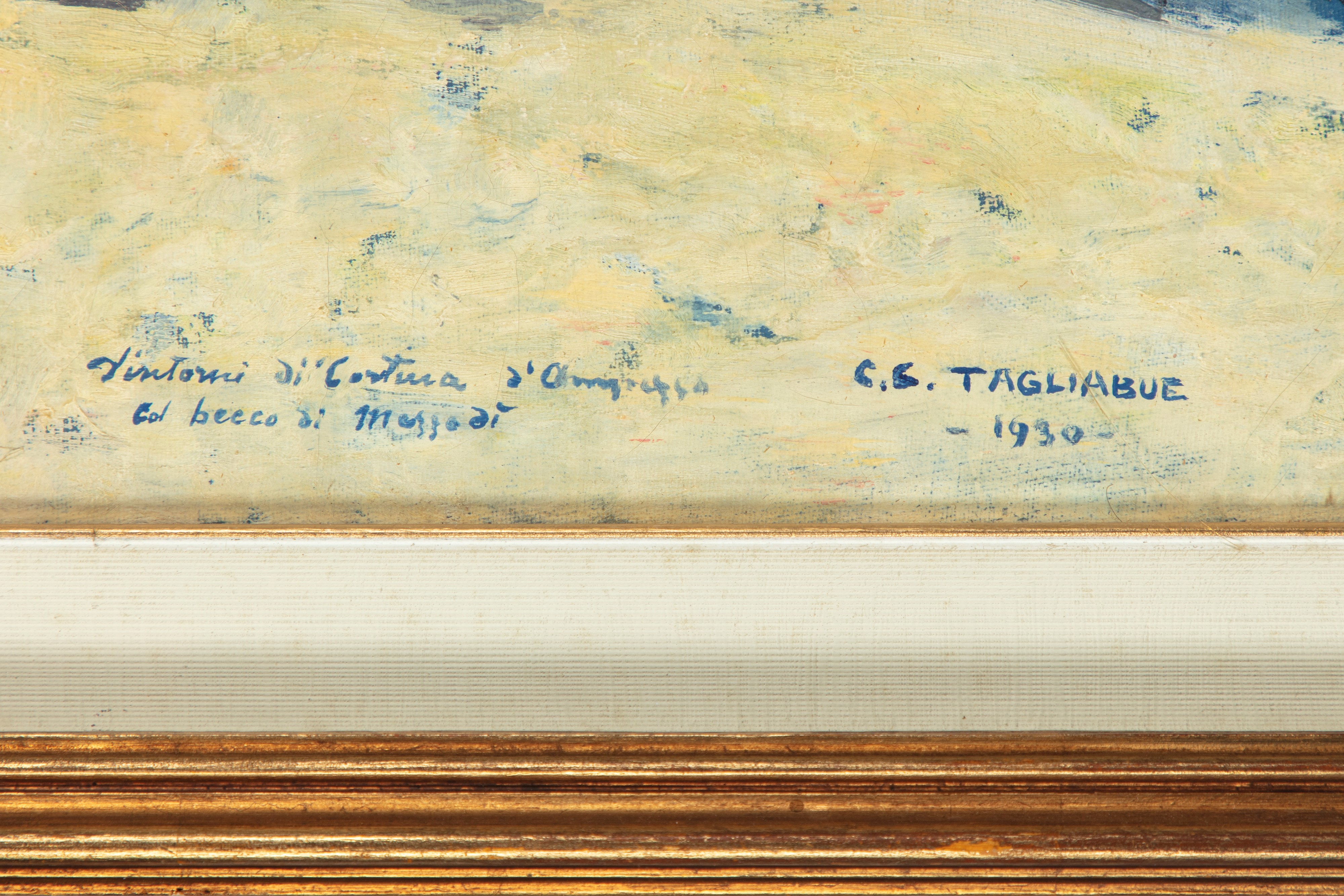 Carlo Costantino Tagliabue - Dintorni di Cortina D'ampezzo con il Becco di Mezzodì