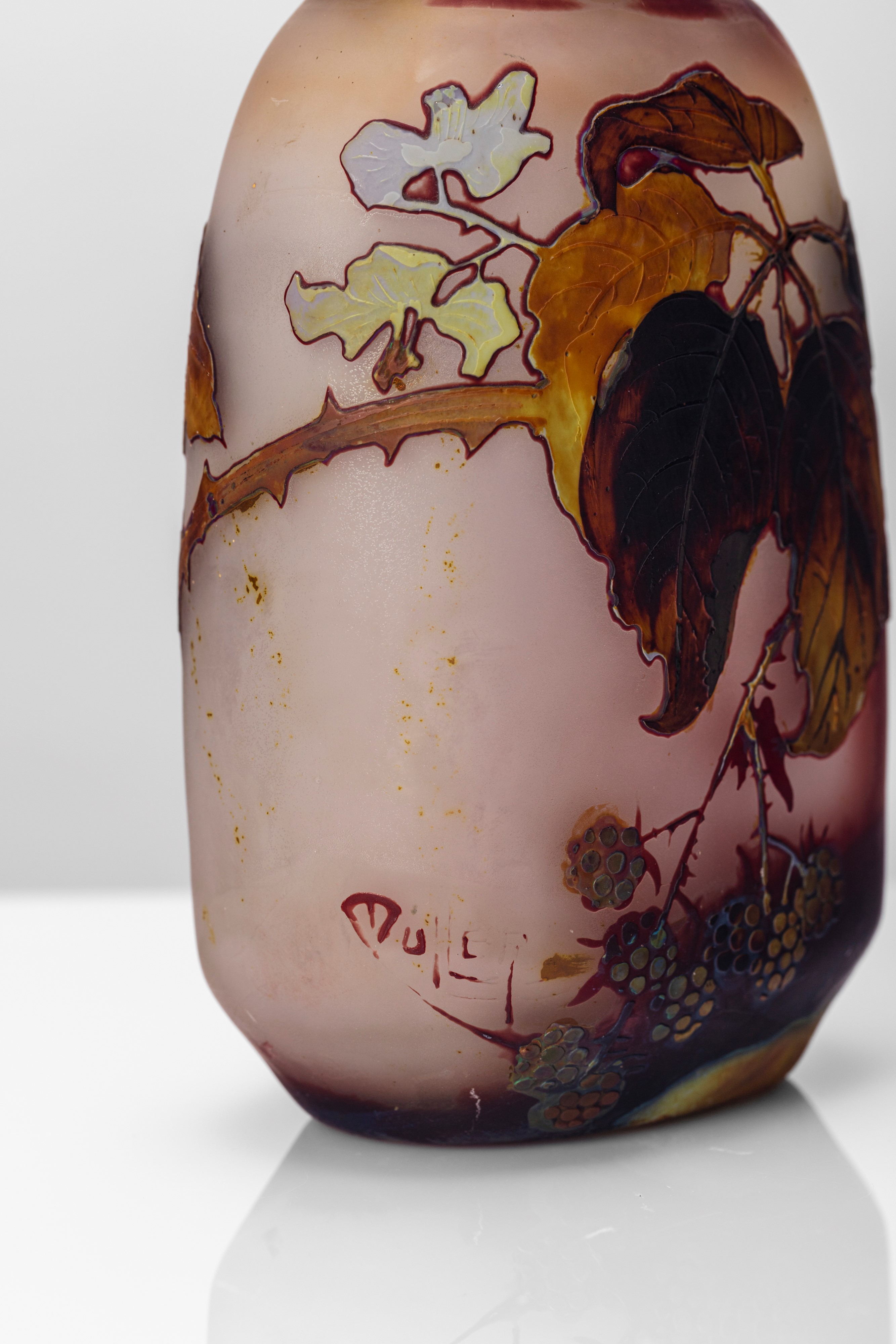 Muller Frères - Vaso a Sezione Ellitica