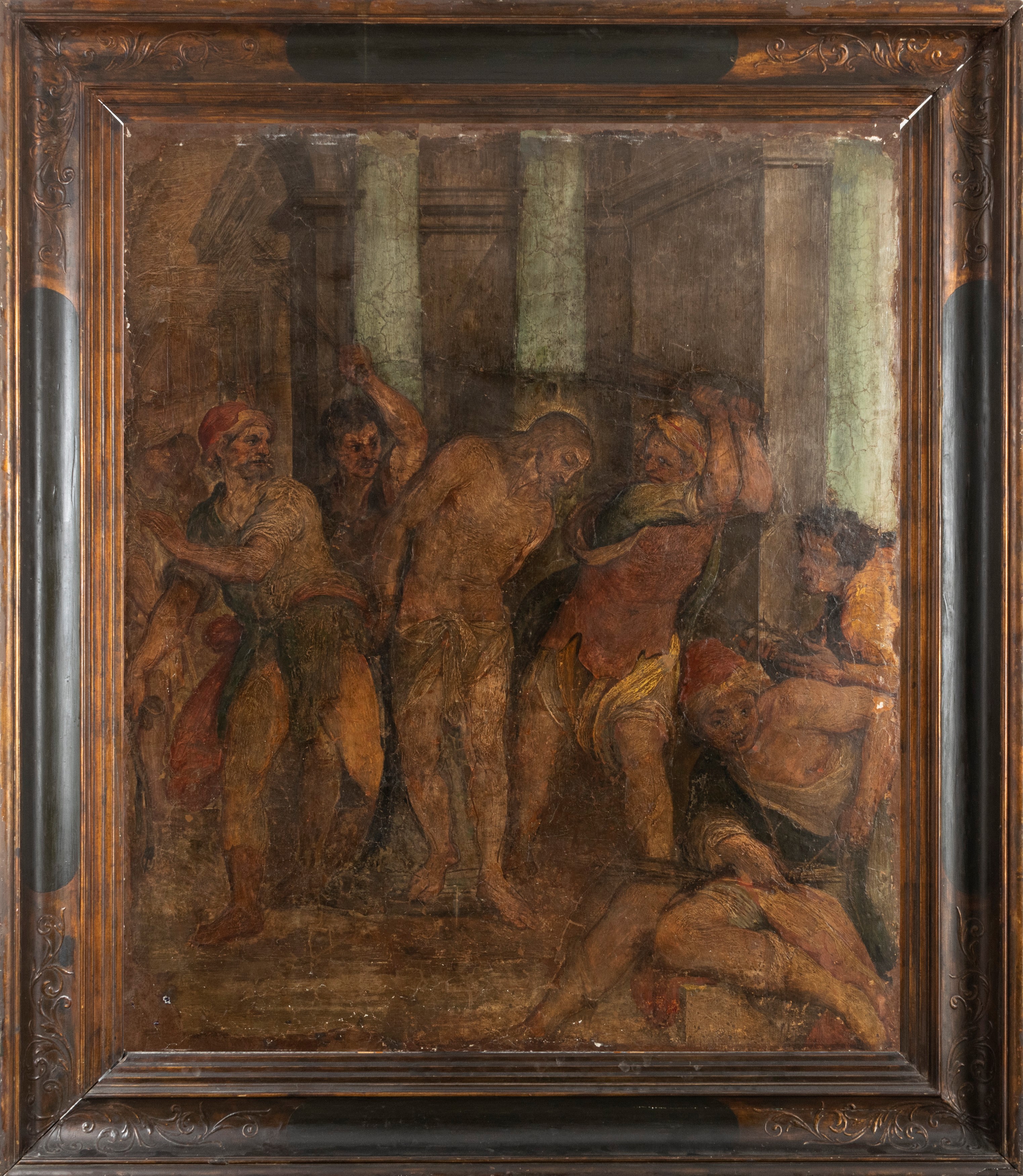 Imitatore di Sebastiano Luciani, Detto Sebastiano del Piombo - Flagellazione