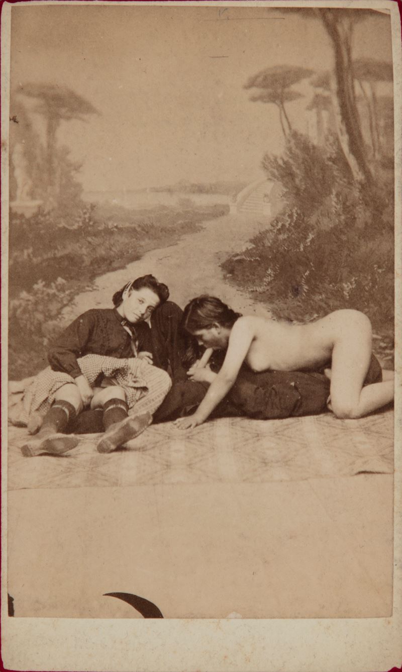 Autore anonimo, Scena erotica - Stampa all'albumina