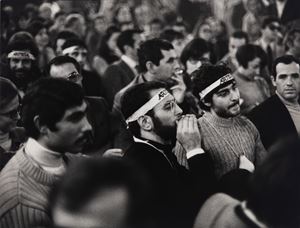 Club Turati, Milan. Brera Academy students prevent the “Irritate” debate from taking place