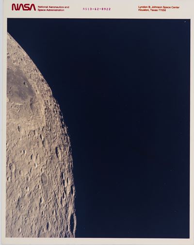 Apollo 13 View Of Moon