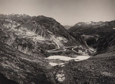 Gotthardstrasse, Switzerland | Stampa vintage alla gelatina ai sali d'argento