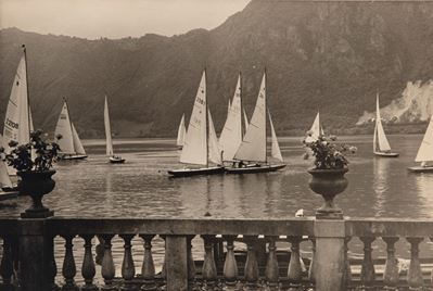 Lugano - Stampa vintage alla gelatina ai sali d'argento su cartolina postale