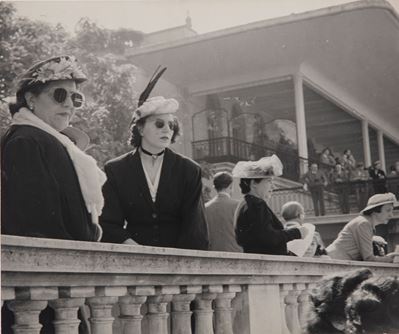 Donne e cavalli - Stampa vintage alla gelatina ai sali d'argento