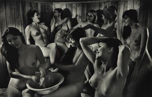 Sauna in un villaggio russo