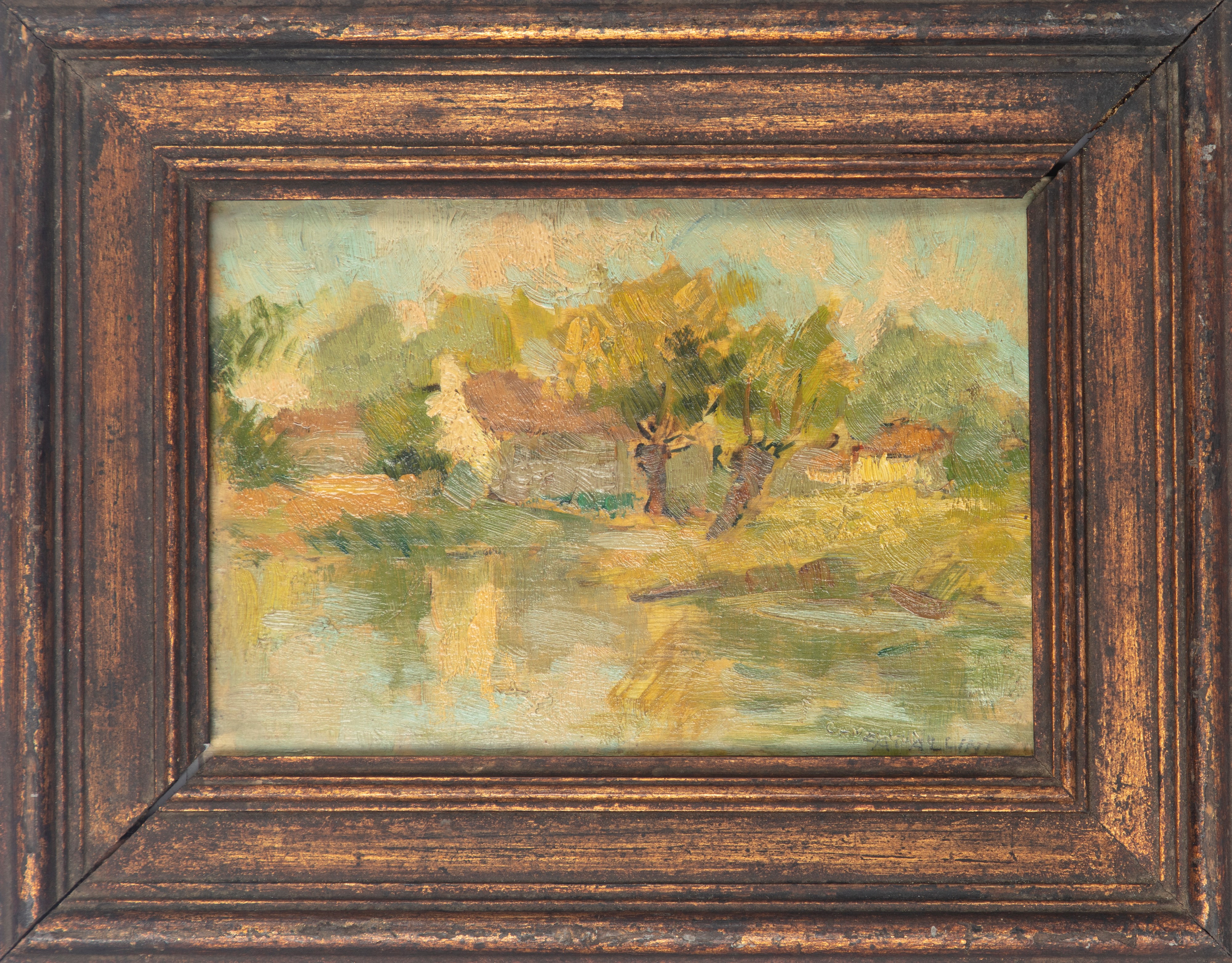 Attilio Cavallini - Cascine sul Lago