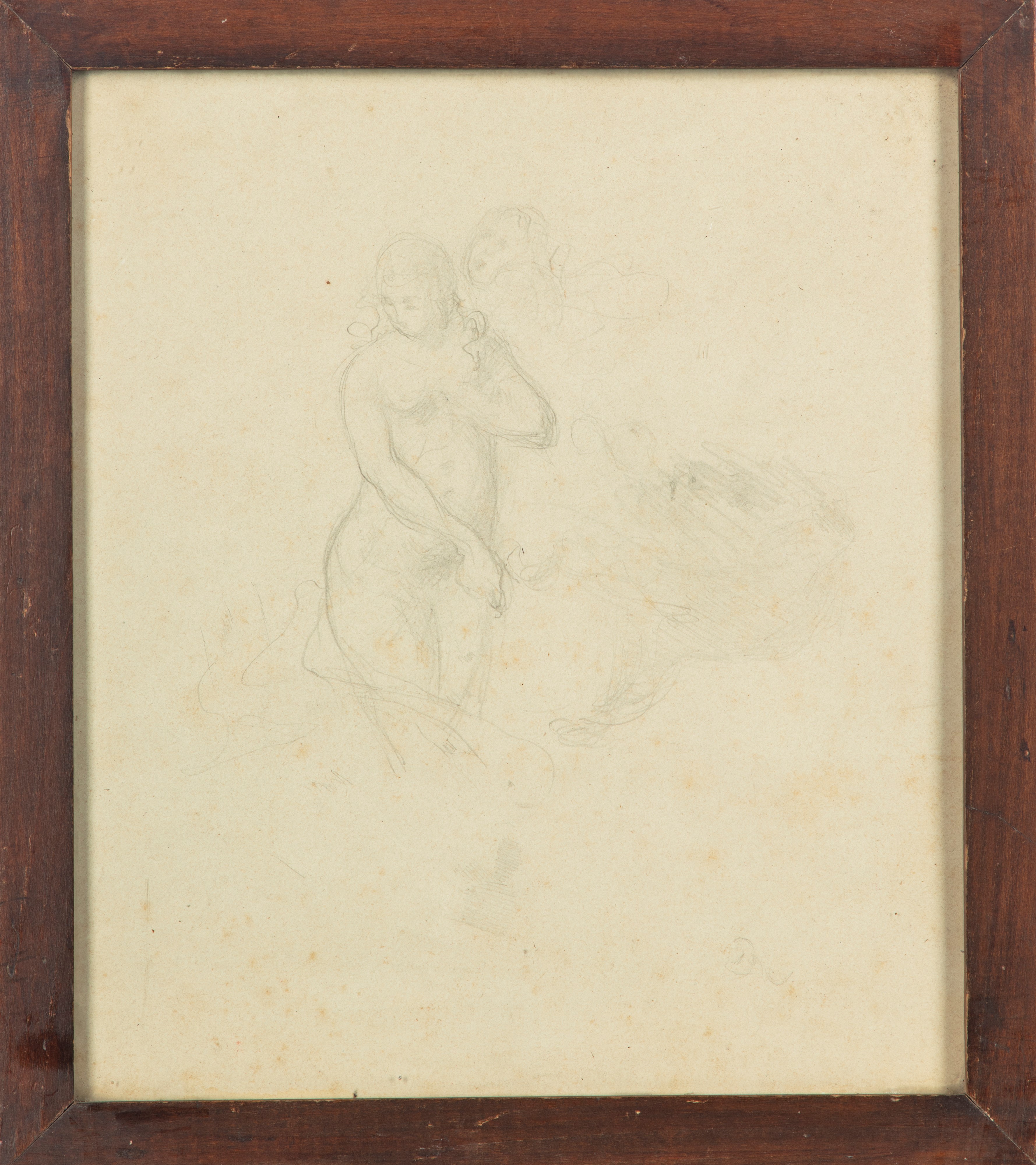 Cesare Tallone - Studio di Nudo Femminile