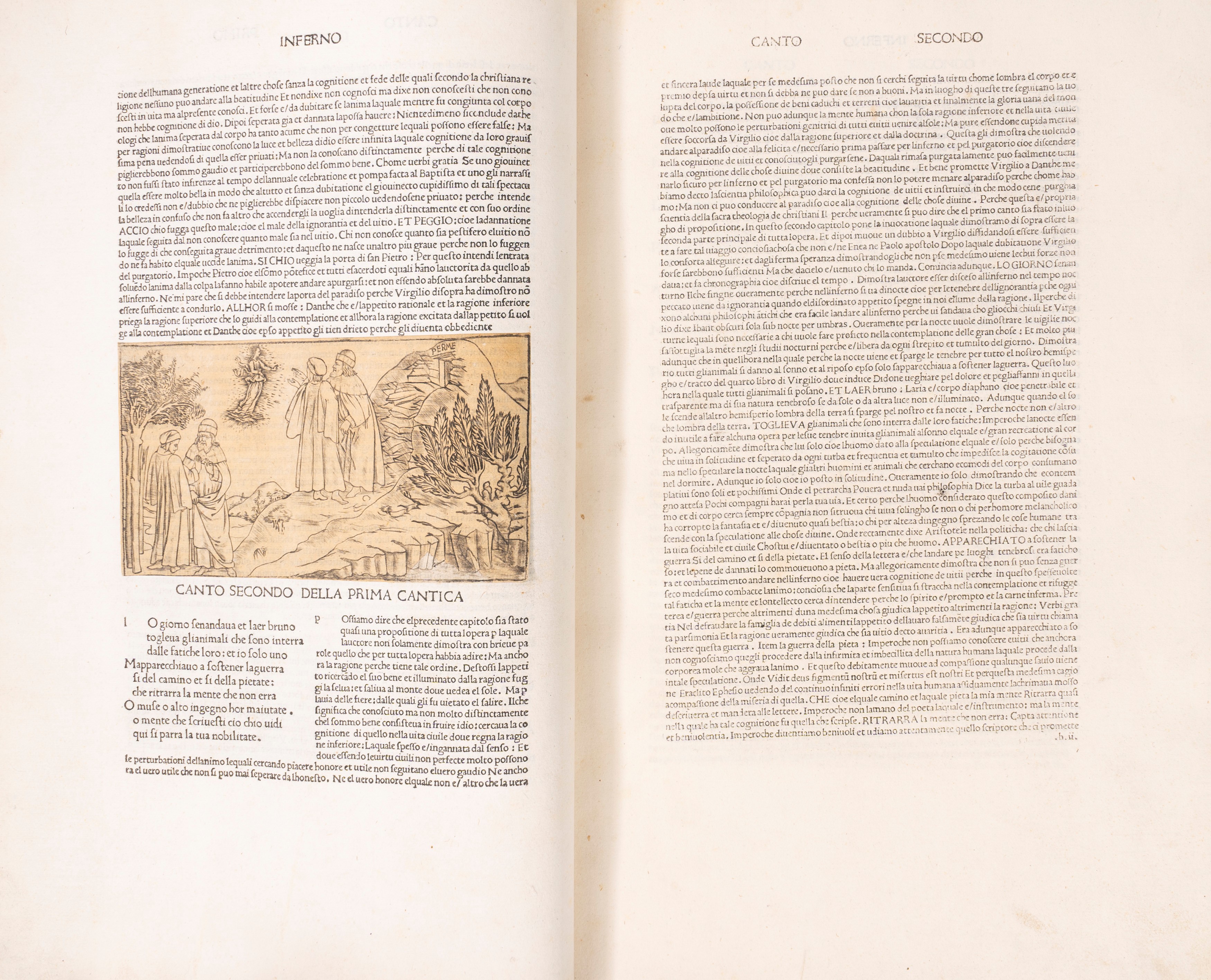 Comento di Christophoro Landino Fiorentino Sopra la Comedia di Danthe Alighieri Poeta Fiorentino